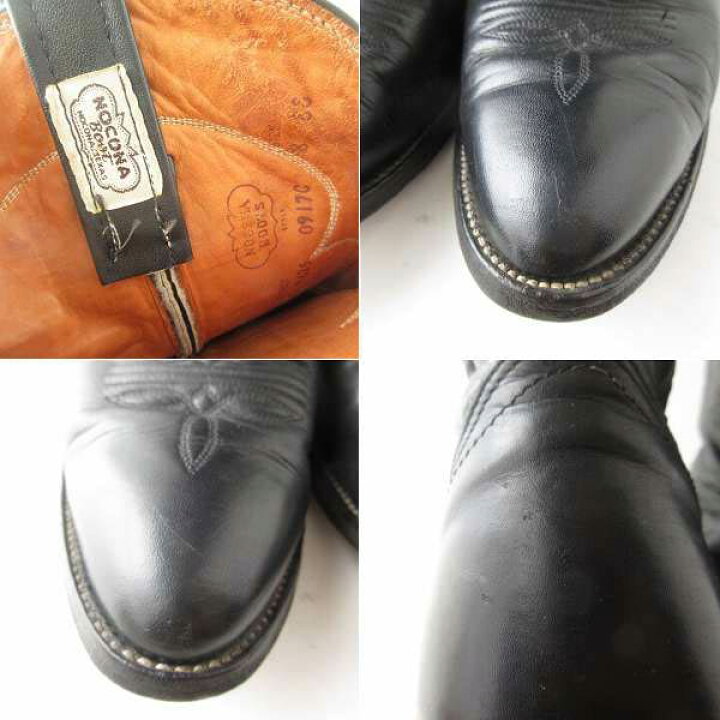 楽天市場】USA製 NOCONA ノコナ ウエスタンブーツ 黒 8EE 幅広26cm 