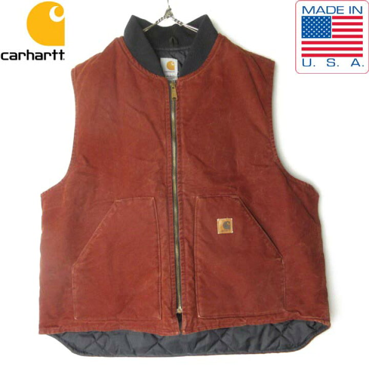 楽天市場】USA製 carhartt カーハート V02 CLY ダック ベスト 2XL 