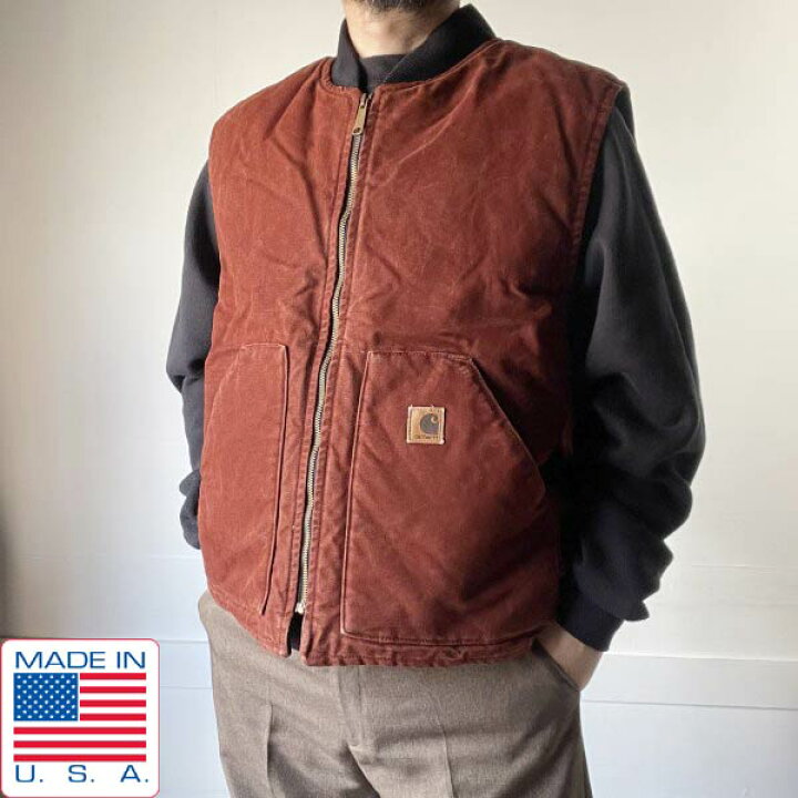 楽天市場】USA製 carhartt カーハート V02 CLY ダック ベスト 2XL 