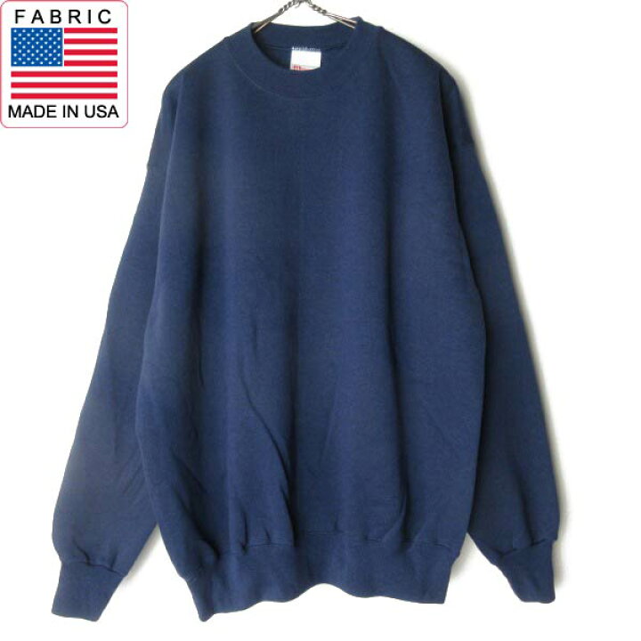 楽天市場】新品 90s Hanes ヘインズ ブランク スウェット 紺系 L 