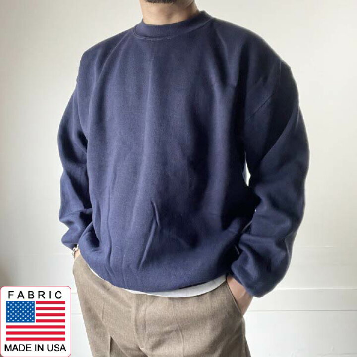 楽天市場】新品 90s Hanes ヘインズ ブランク スウェット 紺系 L 