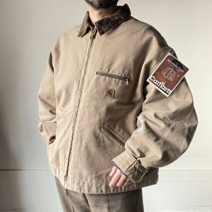 楽天市場】新品 00s carhartt デトロイト ジャケット SDL 4XL サンド 