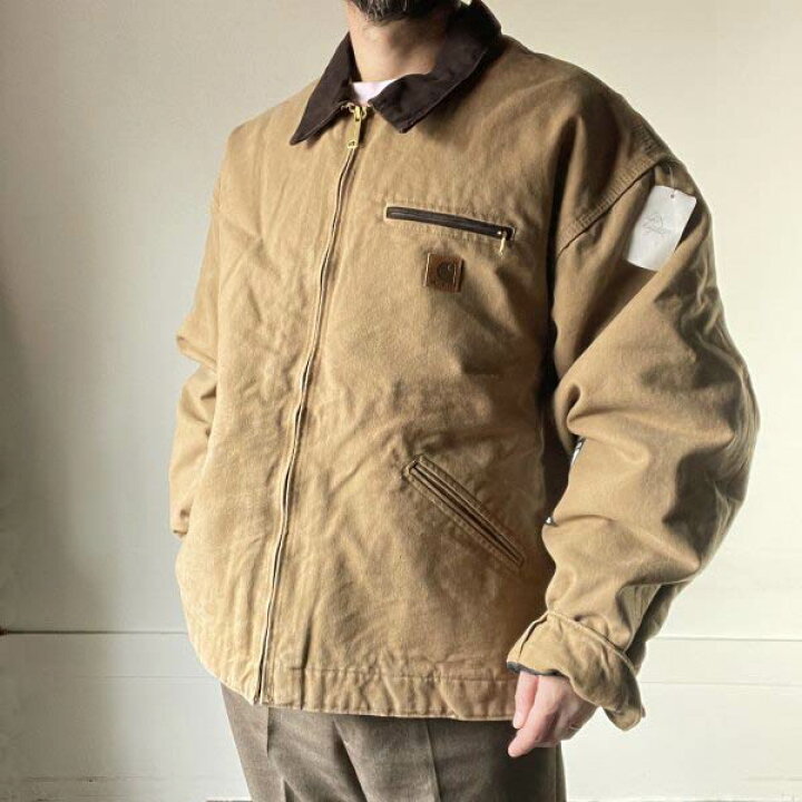 楽天市場】新品 00s carhartt デトロイト ジャケット CML 4XL キャメル  