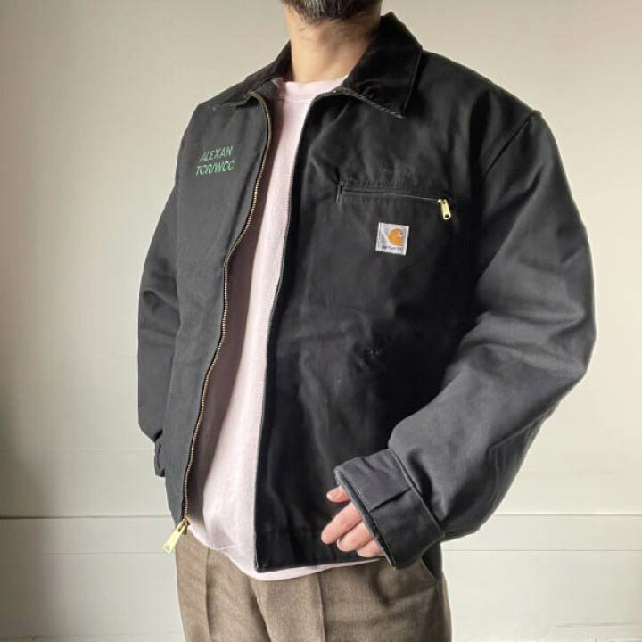 楽天市場】新品 00s carhartt J01 BLK デトロイト ジャケット 黒 46R 