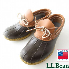 美品 USA製 L.L.Bean モカシン ビーンブーツ 28cm 茶系 エルエルビーン LLビーン アメリカ製 D153【中古】【靴】【メンズ】【通販】【BSL】
