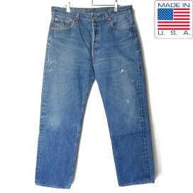 楽天市場】1995年製 USA製 リーバイス 501 ヒゲ落ち ペンキ 美色 W36 