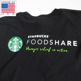 希少 USA製 スターバックス コーヒー 半袖Tシャツ 黒 M スタバ オフィシャル 企業物 STARBUCKS COFFEE D148【中古】【古着】【メンズ】【通販】【BTSM】