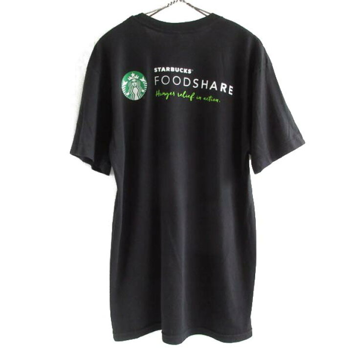 楽天市場】希少 USA製 スターバックス コーヒー 半袖Tシャツ 黒 M