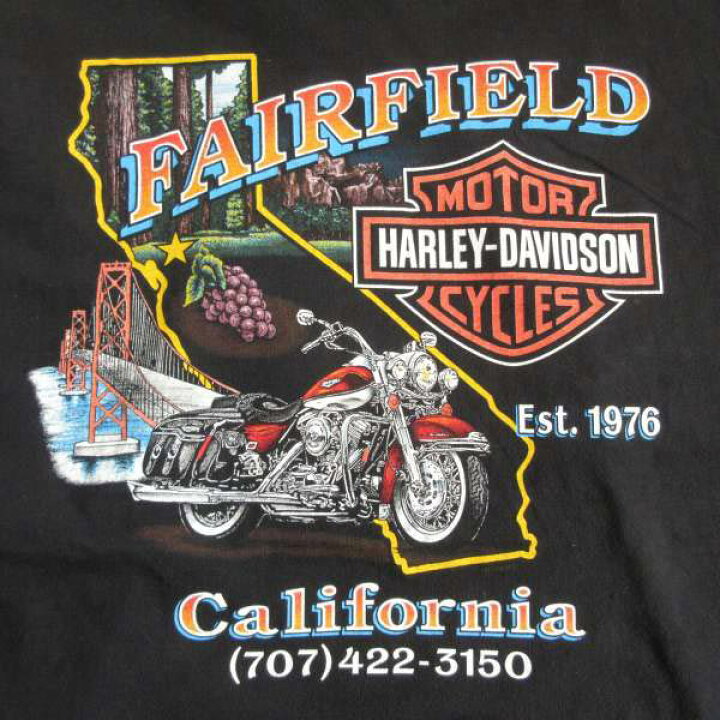 楽天市場】1998年製 希少 USA製 ハーレーダビッドソン 両面プリント  