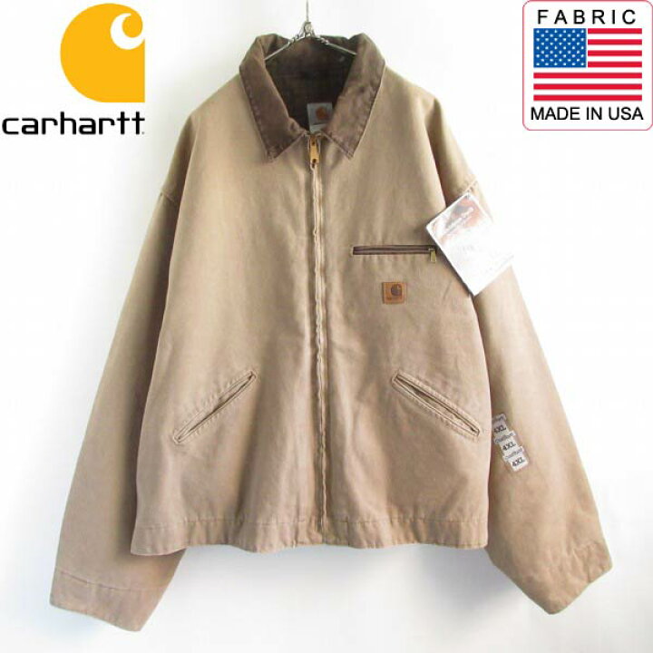 楽天市場】新品 00s carhartt デトロイト ジャケット SDL 4XL サンド 