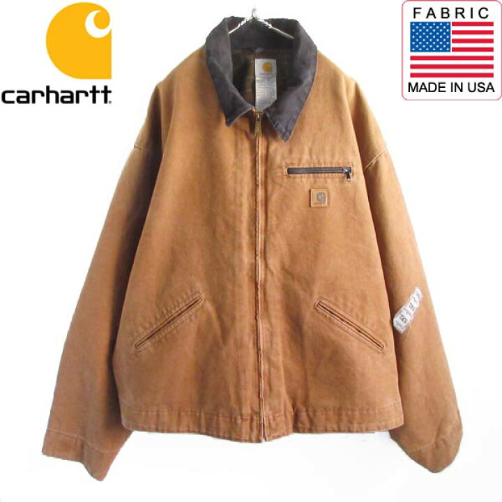 楽天市場】新品 00s carhartt デトロイト ジャケット BRN 5XL ブラウン 