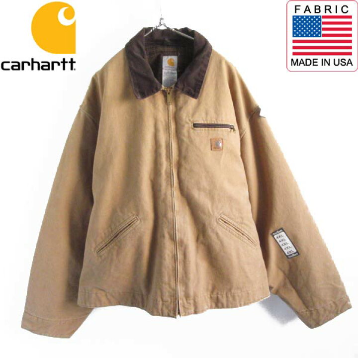 楽天市場】新品 00s carhartt デトロイト ジャケット CML 4XL キャメル 