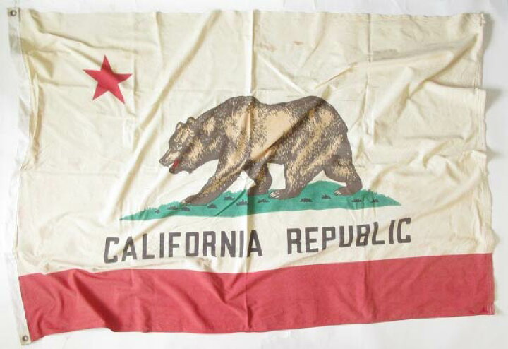 楽天市場】USA製 CALIFORNIA REPUBLIC カリフォルニア州旗 アメリカ 