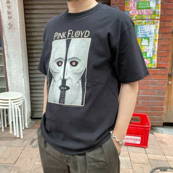 楽天市場】新品 レア 00s PINK FLOYD 半袖Tシャツ 黒 L ロック バンドT  