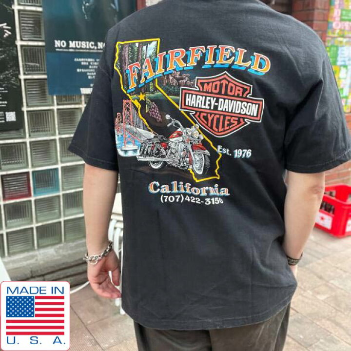 楽天市場】1998年製 希少 USA製 ハーレーダビッドソン 両面プリント  