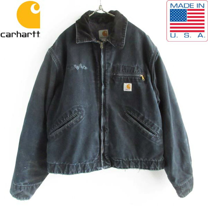楽天市場】USA製 Carhartt カーハート J001BLK デトロイト ジャケット  