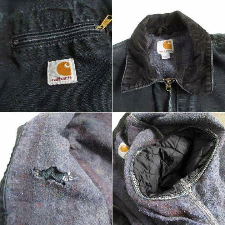 楽天市場】USA製 Carhartt カーハート J001BLK デトロイト ジャケット 