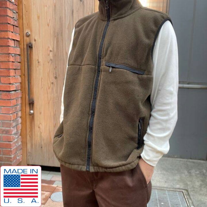 楽天市場】90s USA製 Eddie Bauer ポーラテック フリース ベスト 