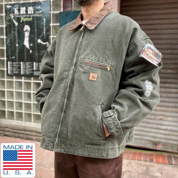 楽天市場】新品 00s USA製 carhartt デトロイト ジャケット MOS 5XL  