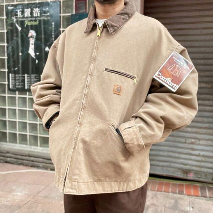 楽天市場】新品 00s carhartt デトロイト ジャケット SDL 4XL サンド  