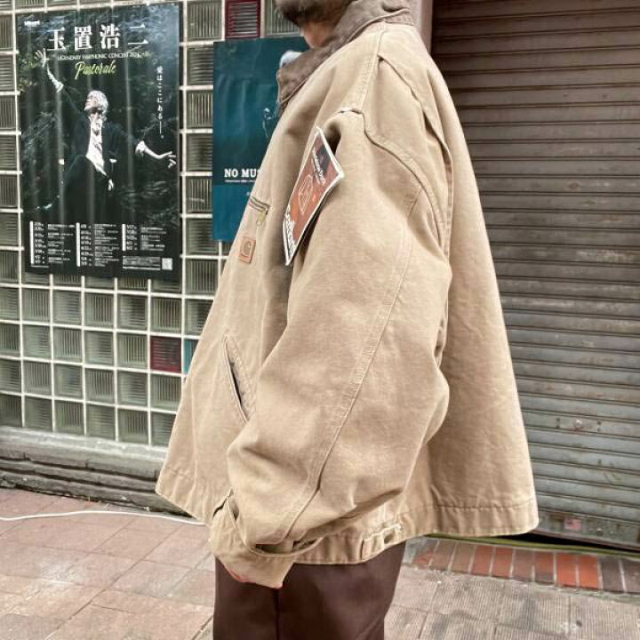 楽天市場】新品 00s carhartt デトロイト ジャケット SDL 4XL サンド 