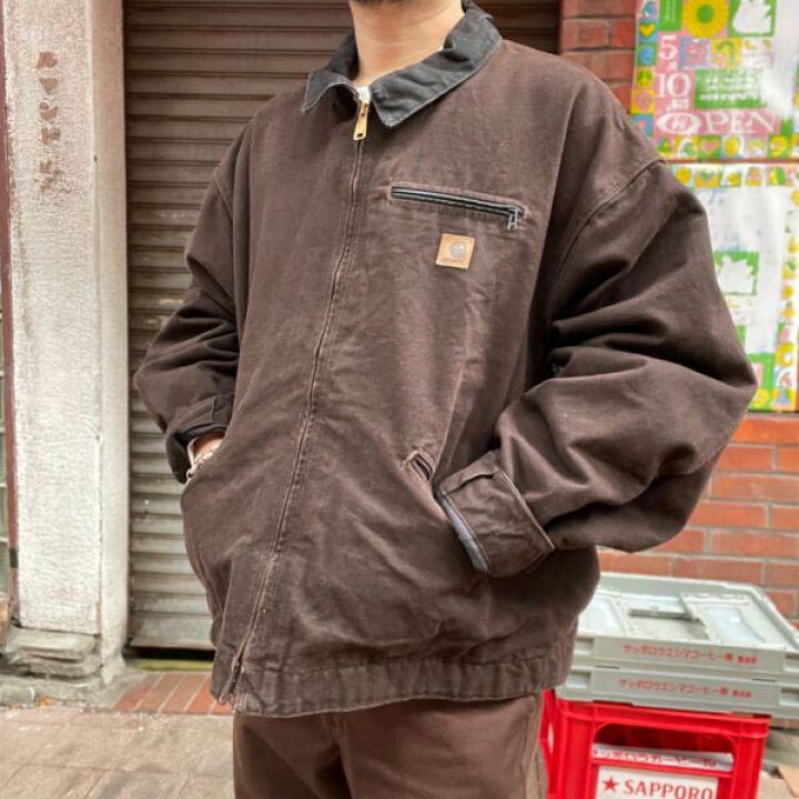 楽天市場】新品 00s carhartt デトロイト ジャケット DKB 5XL ダーク  