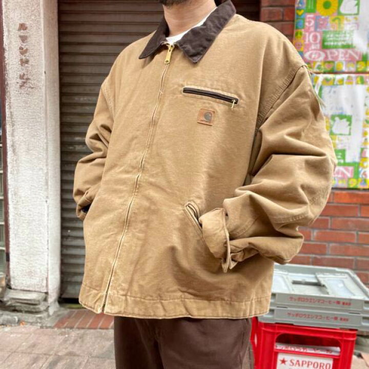 楽天市場】新品 00s carhartt デトロイト ジャケット CML 4XL キャメル 