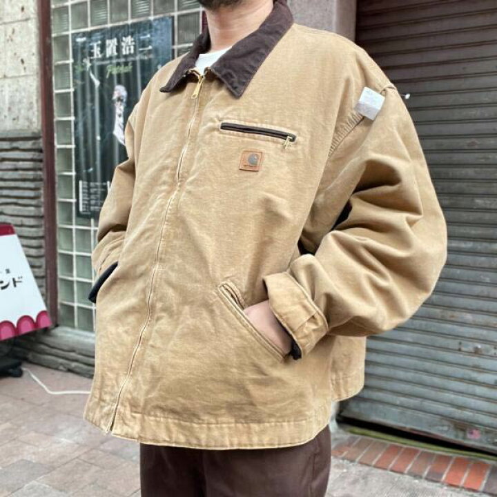 楽天市場】新品 00s carhartt デトロイト ジャケット CML 4XL キャメル  