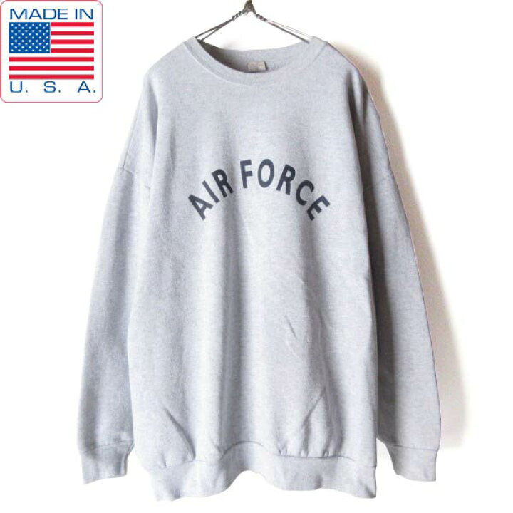 楽天市場】USA製 実物 米軍 AIR FORCE スウェット XL 杢グレー系 USAF 