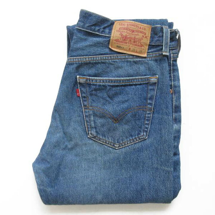 楽天市場】1996年製 USA製 リーバイス501 激ヒゲ ジーンズ 実寸W33 旧6  