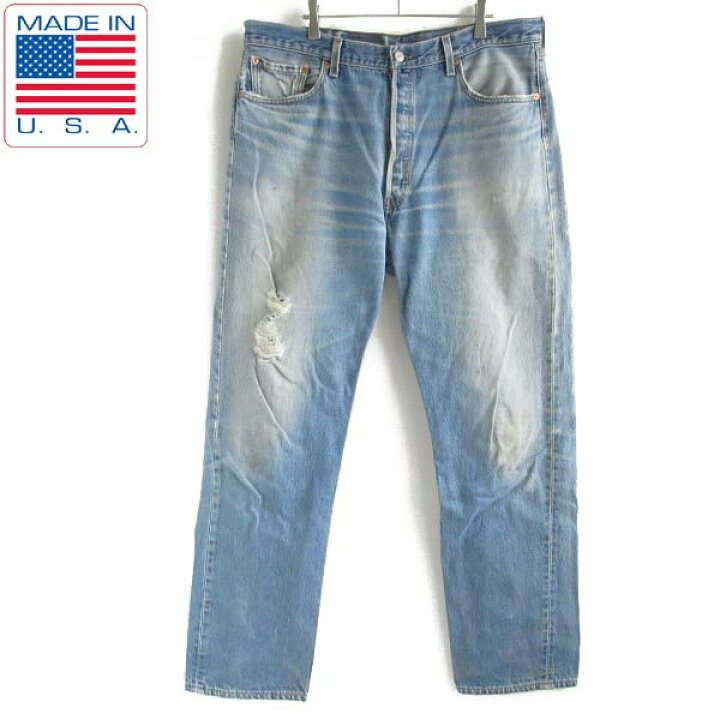 楽天市場】2001年製 USA製 リーバイス501xx 激ヒゲ クラッシュ  