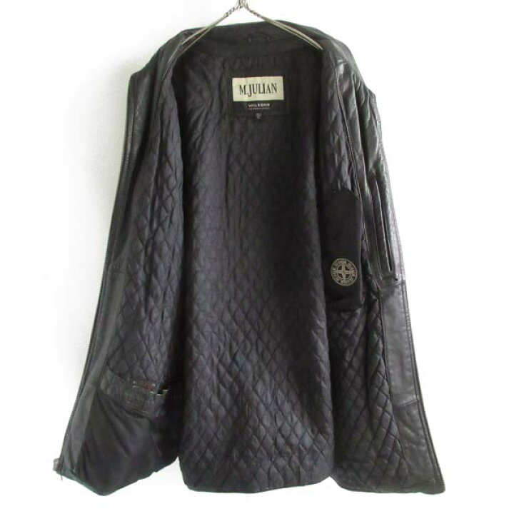 楽天市場】90s M.JULIAN WILSONS LEATHER レザー ジャケット 黒 XL 
