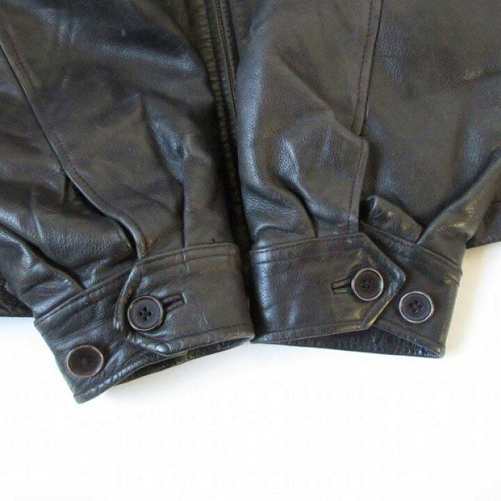 楽天市場】90s OLD GAP オールド ギャップ 短丈 レザージャケット 黒 L