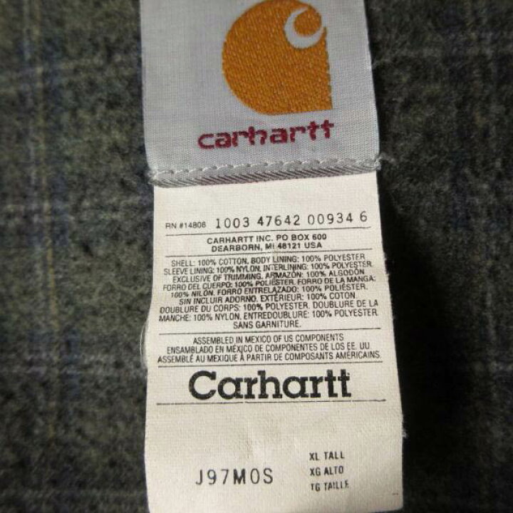 楽天市場】00s carhartt J97 MOS デトロイト ジャケット XL-TALL 