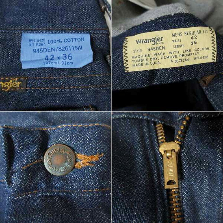 楽天市場】新品 80s USA製 Wrangler 945DEN/82611NV ブーツカット