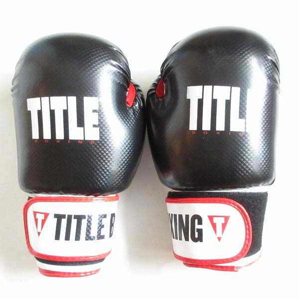 TITLE BOXING ボクシング グローブ L フィットネス トレーニンググローブ 黒赤白/D143【中古】 | 古着屋 BRIDGE