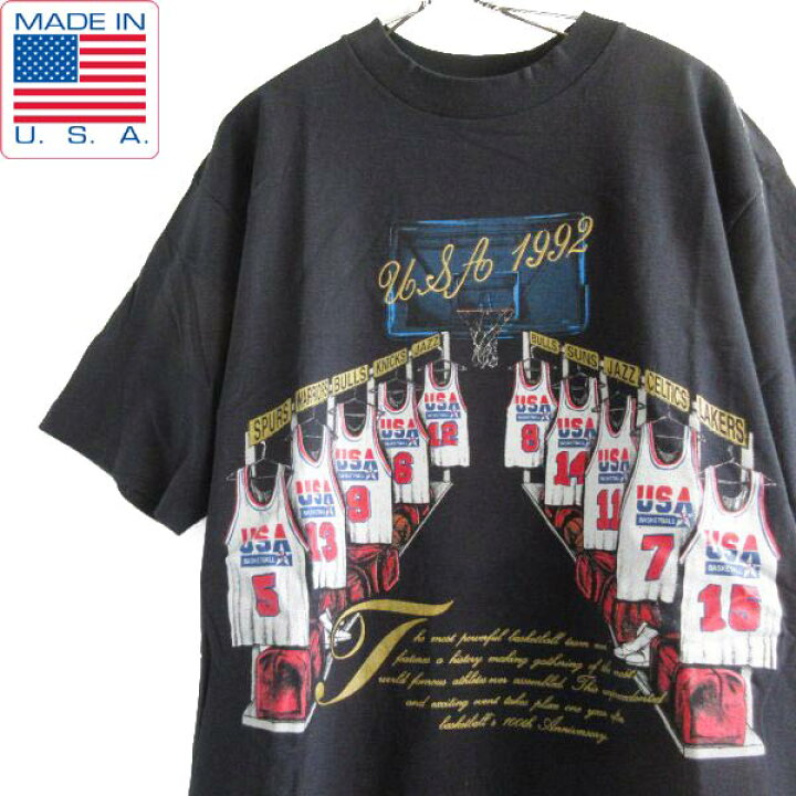 楽天市場】新品 1992年製 USA製 NBA オリンピック ドリームチーム 半袖 