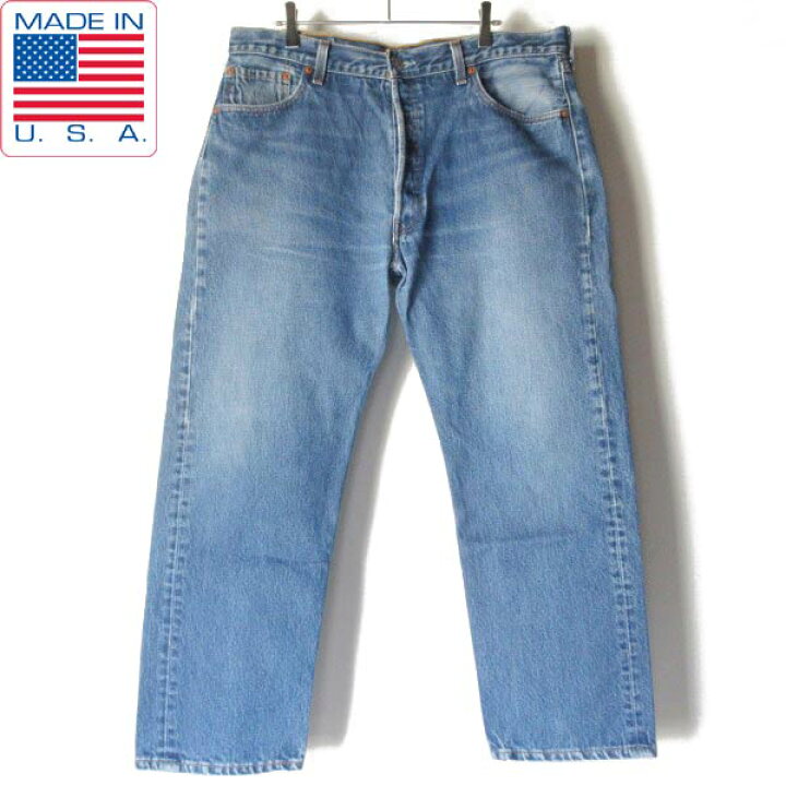 楽天市場】1997年製 USA製 リーバイス 501 ヒゲ落ち 美アタリ ジーンズ 