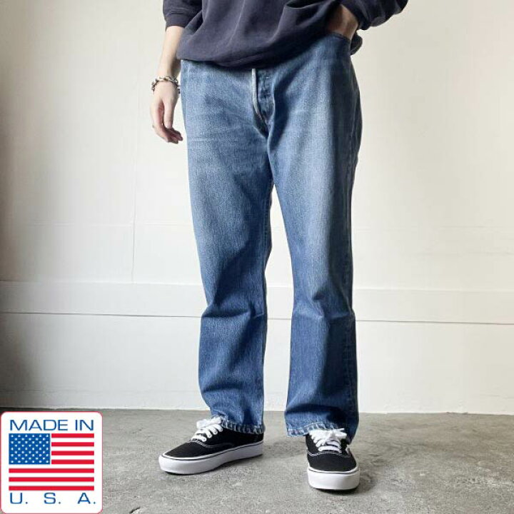楽天市場】1997年製 USA製 リーバイス 501 ヒゲ落ち 美アタリ ジーンズ 