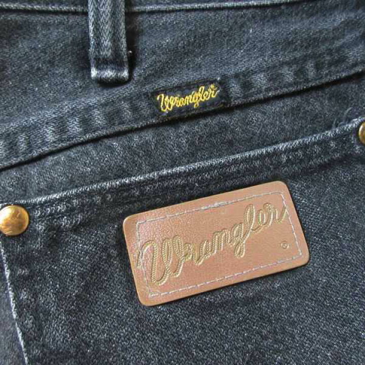 楽天市場】90s USA製 Wrangler 13MWZPB 先染めブラック ジーンズ 実寸 