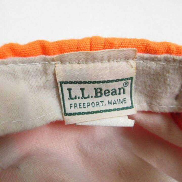楽天市場】希少 80s USA製 L.L.Bean キャップ オレンジ系 帽子 LL 