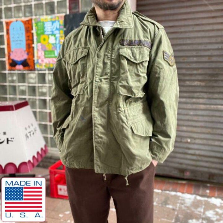 楽天市場】70s USA製 実物 米軍 USAF M-65 2nd フィールド ジャケット  