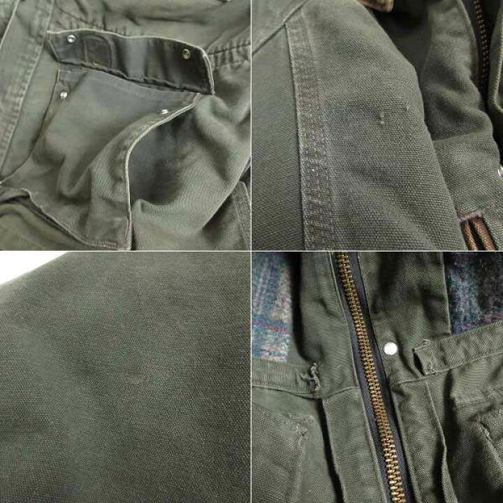 楽天市場】90s USA製 carhartt カーハート コットン ダック コート 緑  