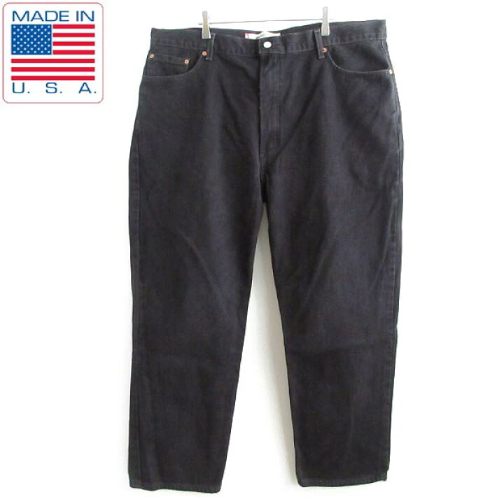 楽天市場】2003年製 USA製 リーバイス550 後染めブラック ジーンズ  