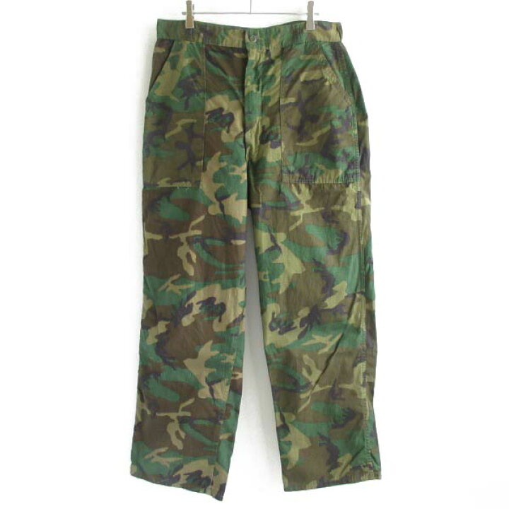 楽天市場】60s 米軍 ERDL 迷彩 ベイカーパンツ アジャスター付き M 