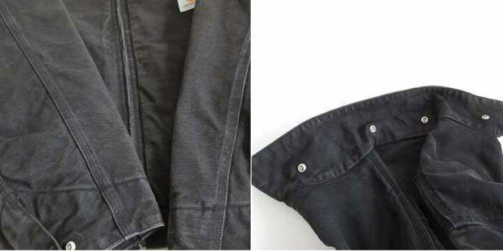 楽天市場】90s USA製 carhartt デトロイト ジャケット JB105 黒 