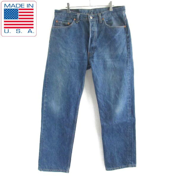 楽天市場】一点物 90s USA製 リーバイス 501xx ジーンズ 実寸W36 L29  