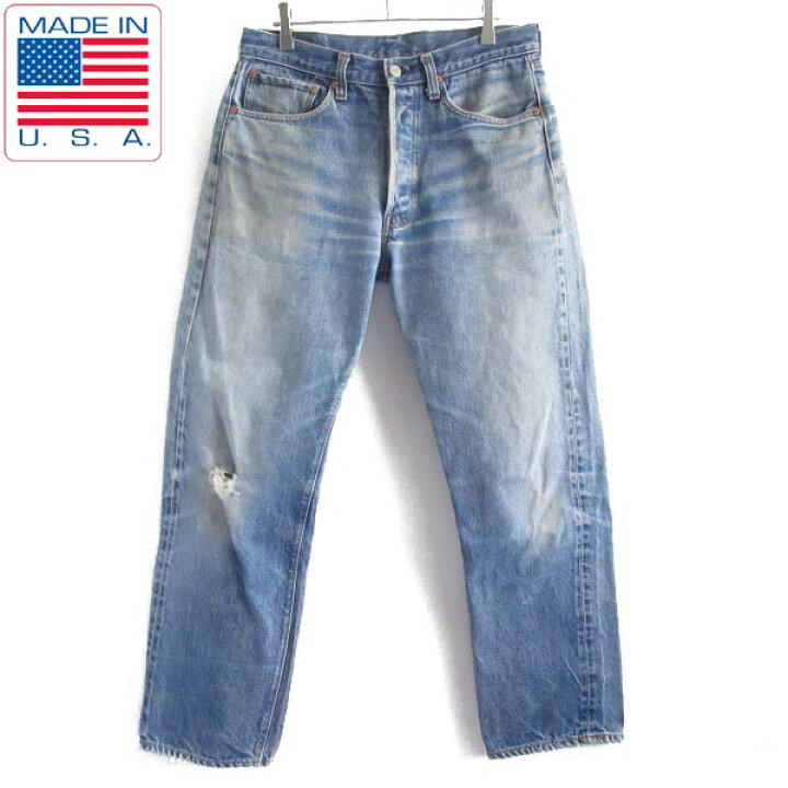 楽天市場】1978年製 USA製 リーバイス 501 66後期 赤耳 ヒゲ落ち 