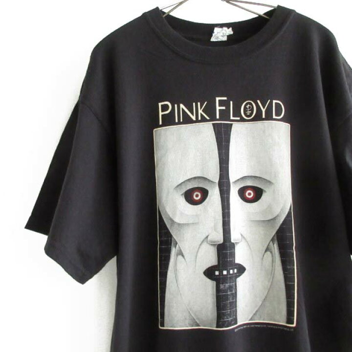 楽天市場】新品 レア 00s PINK FLOYD 半袖Tシャツ 黒 L ロック バンドT  