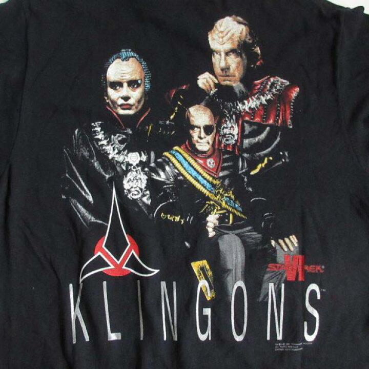 楽天市場】新品 1991年製 USA製 スタートレック 半袖Tシャツ 黒 L 